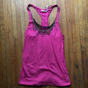 UO Pink Chain Tank
